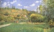 Cattle woman Camille Pissarro